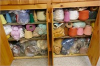 2- LOWER CABINET CONTENTS- SPOOLS YARN