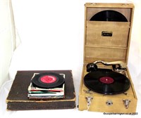 WIND UP GRAMOPHONE BROADCASTER PLUS-A-GRAM