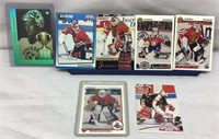 OF) ED BELFOUR (7) CARDS WITH ROOKIE, ALL PRINT,