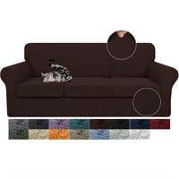 JIVINER Newest 4 Pieces Couch Covers for 3