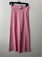 Vintage Femme Pink Maxi Skirt