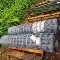 2 rolls fencing-deer & rabbit, 60'"H X 165'L