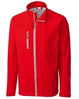 Clique Men's Telemark Softshell Jacket, Red, Larg