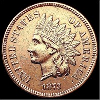 1873 RED Indian Head Cent CHOICE AU