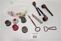 Pipes, Bottle Openers & Game Pieces