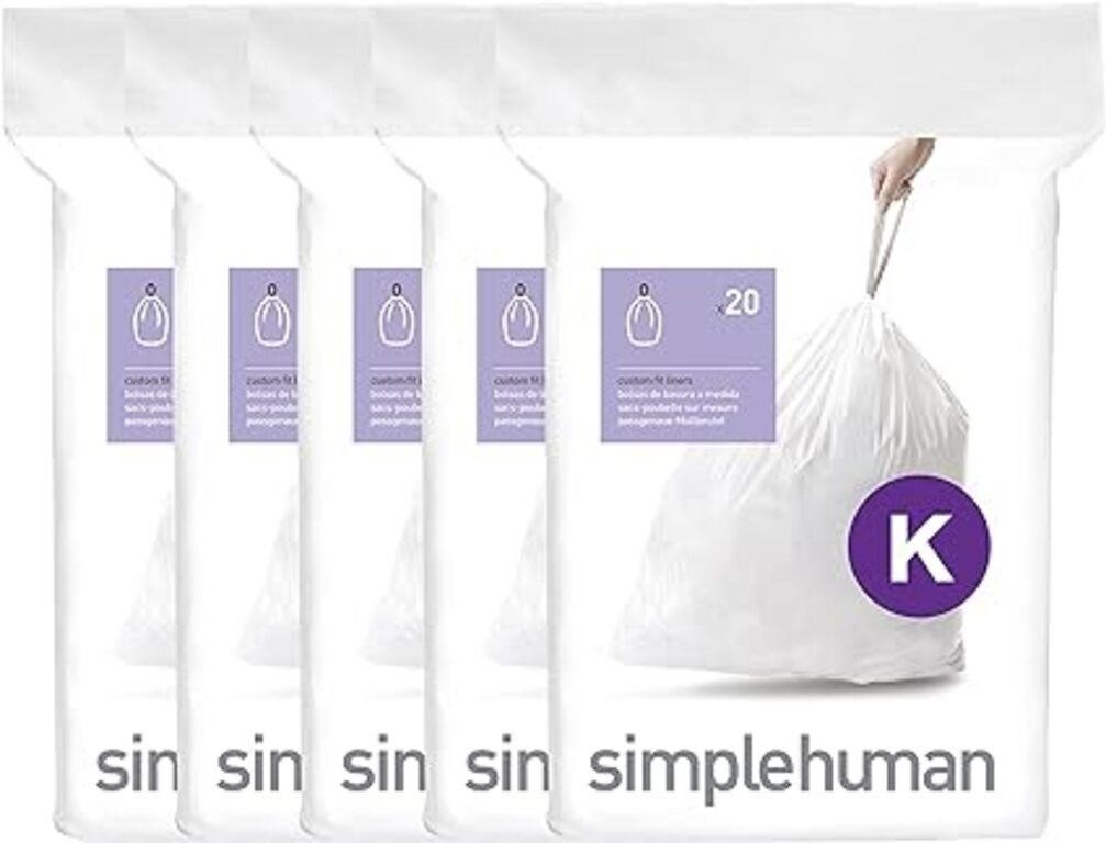 simplehuman Code K Custom Fit Drawstring Trash Bag