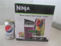 Deux tasses Nutri Ninja Tritan
