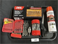 Drill Bits, Forstner Boring Set, Rustoleum.