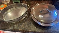 2 large serving dishes