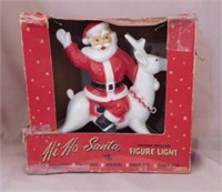 Rare 1949 Miller Hi Ho Santa on Reindeer