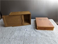 Wooden Holy Bible Holder & Asian Box