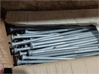 3/8 X 12" GALVANIZED CARRIAGE BOLTS, FULL BOX 90PC