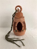 Mary Weese Pottery Hanging Bird House/Feeder