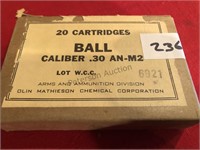 20 - Military 30-06 Ball Ammo