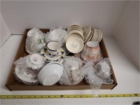 Various Tea Cups and Saucer Sets