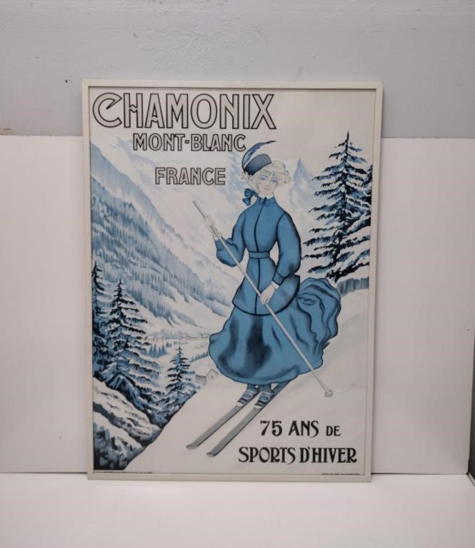 Chamonix Mont-Blanc French Poster