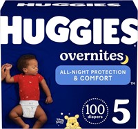 Huggies Overnites Size 5 (27+ lbs)  100 Ct