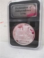 Declaration of Independence 1 Troy Oz .999 Silver