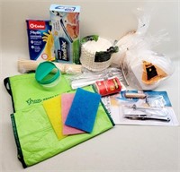 Misc New Kitchen & Home Items in Green Bag