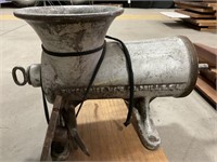 Mounted meat grinder, vintage