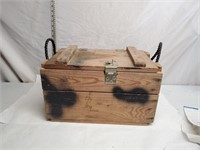 Tough Wood Box Hinged Lid