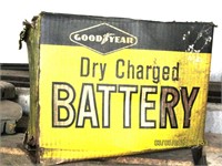 Vintage Goodyear car battery never used
