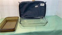 Anchor, hocking, and Pyrex baking dishes