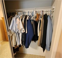 Closet Full of Men's & Women's Clothing