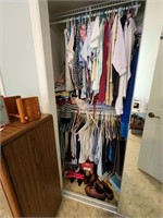 Closet Full of Women's Clothing and Shoes