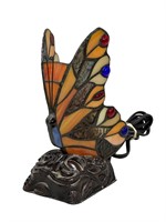 Quoizel Inc. Butterfly Stain Glass Lamp
