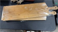 2 WOOD GRAZING BOARDS 27" LONG