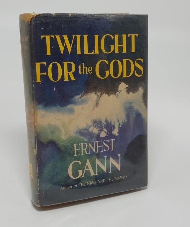 TWILIGHT FOR THE GODS  ERNEST GANN 1ST EDITION  SI