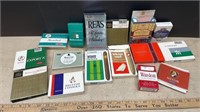 Assorted Cardboard Tobacco Boxes