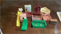 Vintage Primarily Plastic Dollhouse Miniatures