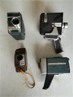 (4) 8mm & Super 8mm Film Cameras