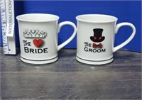 Bride & Groom Coffee Cups.