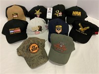 Assortment of NRA Commemorative Ball Caps