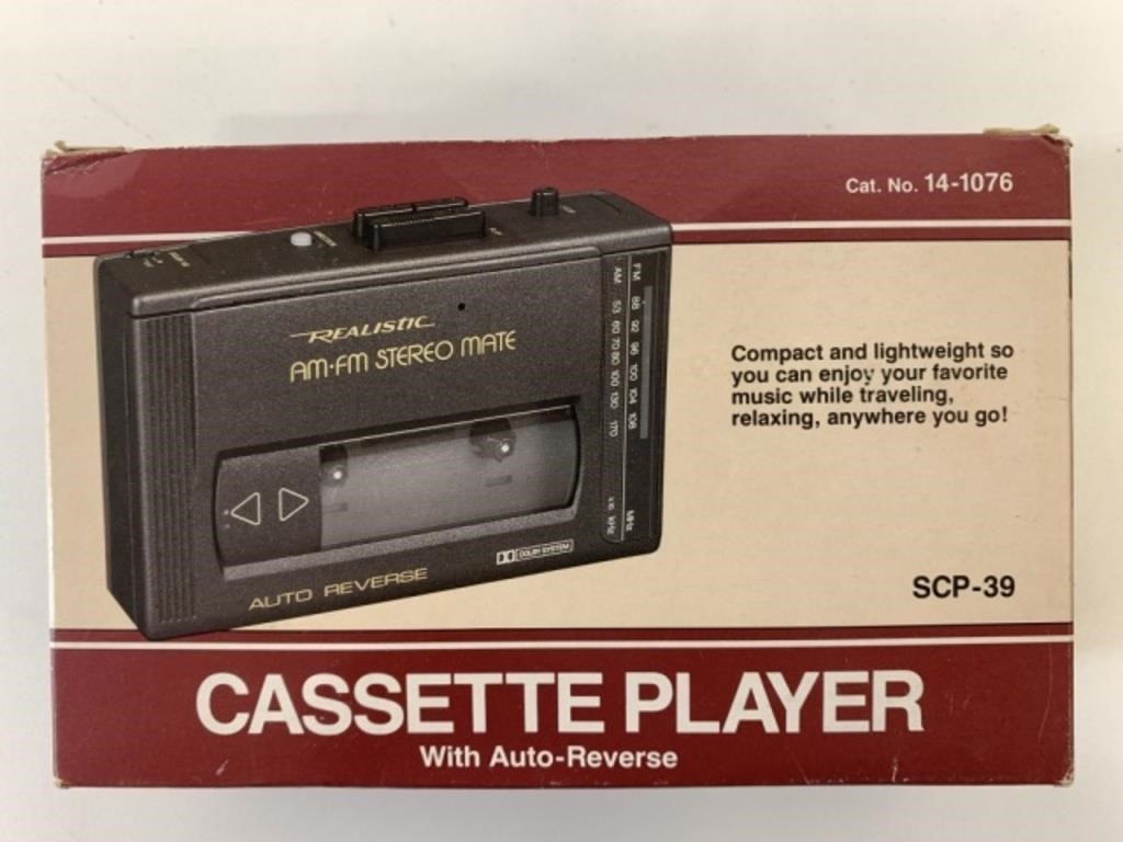 Realistic AM/FM Stereo Cassette Player
