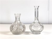 Pair of Fine Crystal Decanters