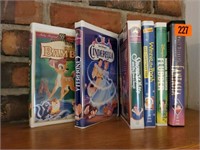 Walt Disney VHS movies (6)