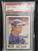 PSA Graded Greg Luzinski Baseball Card Mint 9