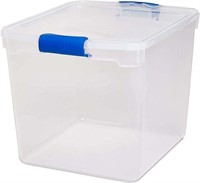 31Qt Plastic Container w/Latching Lid