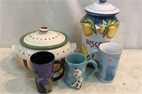 5 Pieces of Decorative Dishware Q12B