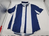 Men's Short Sleeve Button-Down Shirt - S/M