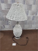 Wicker lamp in good condition