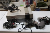 Vintage Nintedo Game Console & Controllers