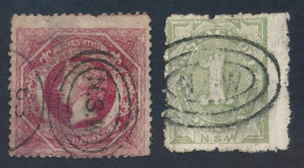 AUSTRALIA NEW S WALES #31 & #J1 USED AVE-FINE HR