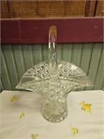 Vintage Glass Basket