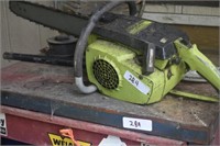 METAL CABINET AND POULAN CHAINSAW
