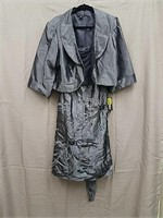 LE Bos Gray Dress with Jacket- Size 18W